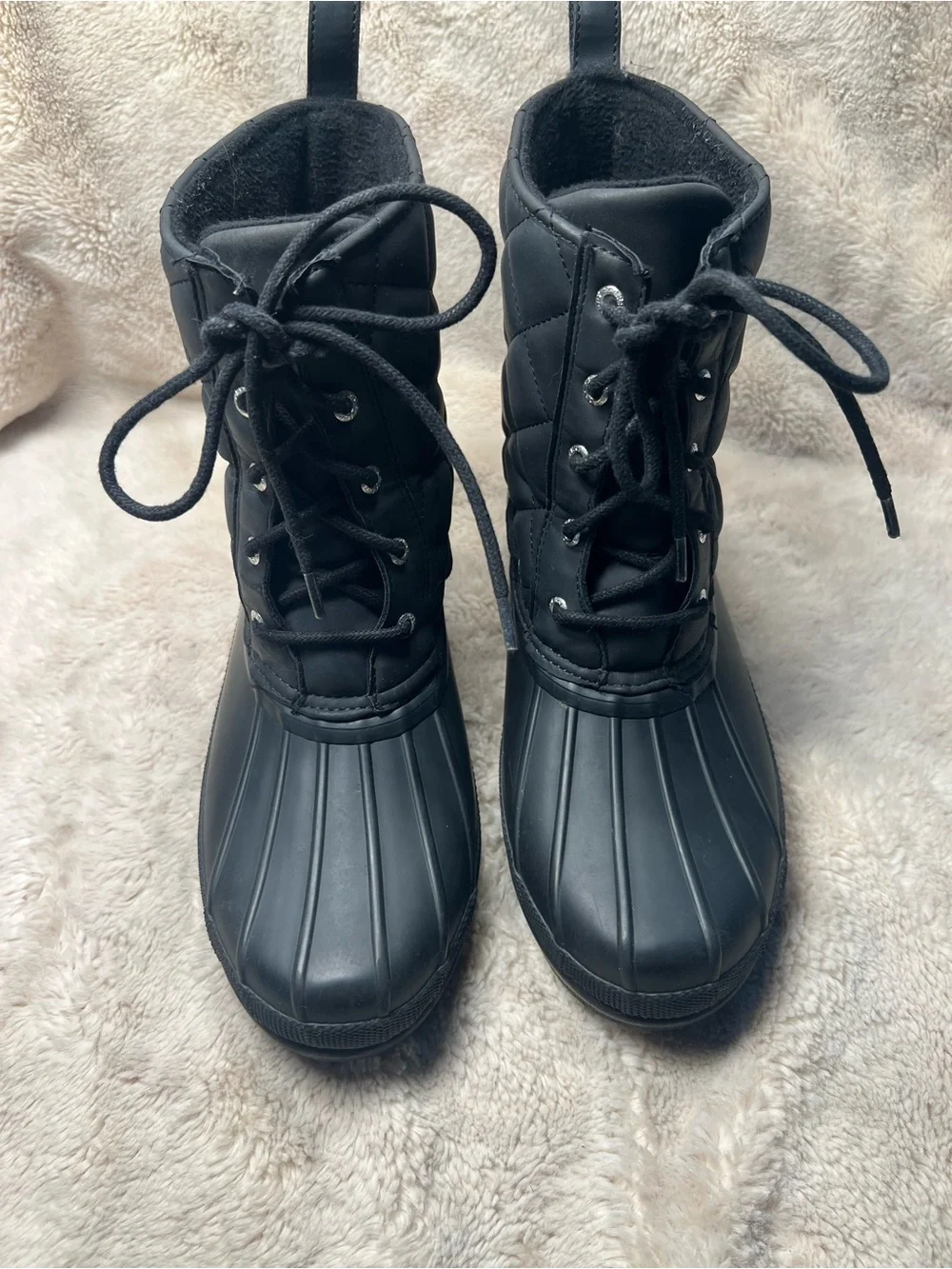 Sperry Boots Black size 8